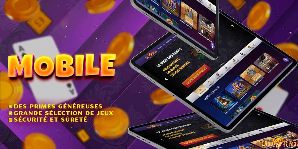 Version mobile du casino