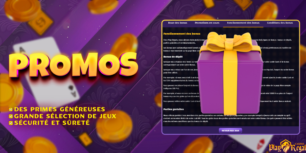 Autres promotions du casino