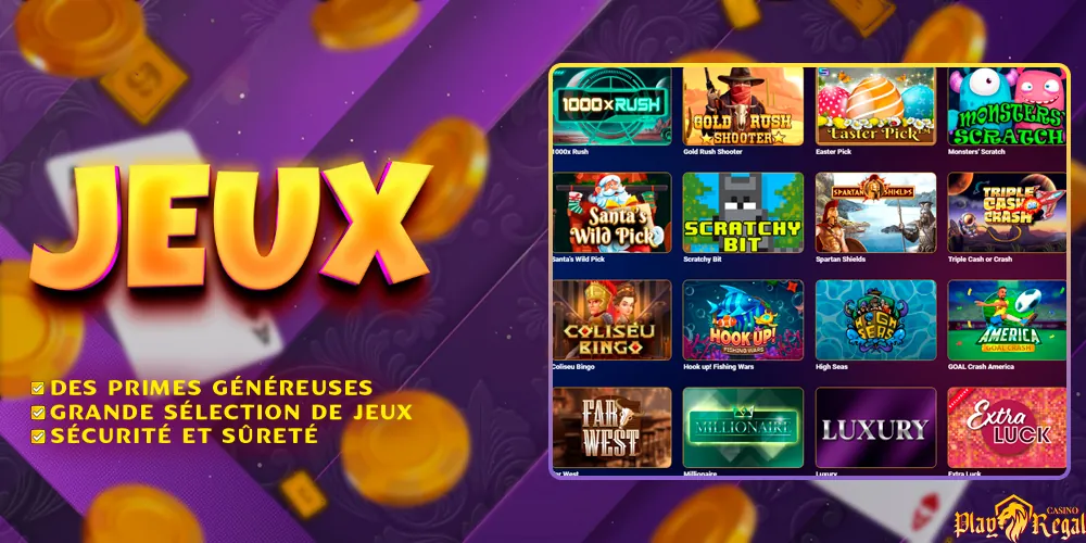 De nombreux types de jeux en ligne populaires