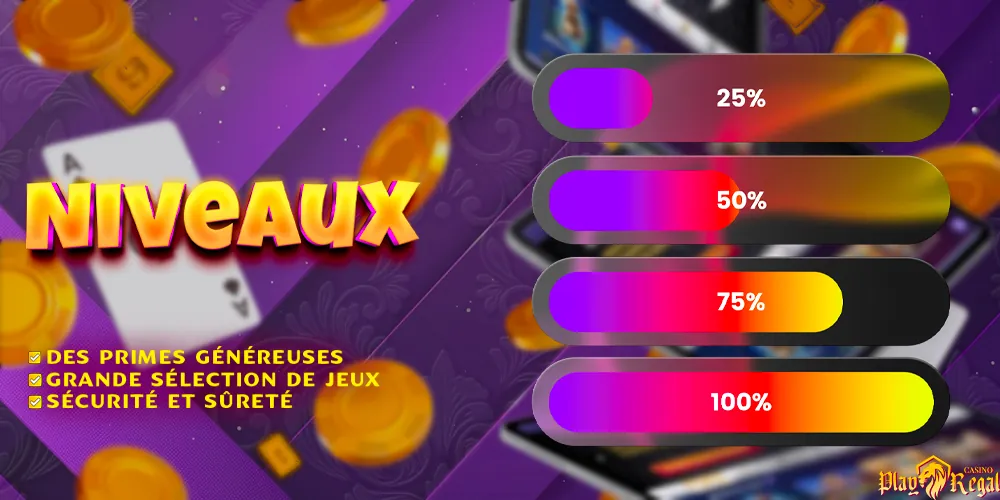 Niveaux du Club VIP